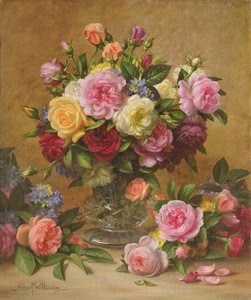 Un racimo de rosas victorianas AB294